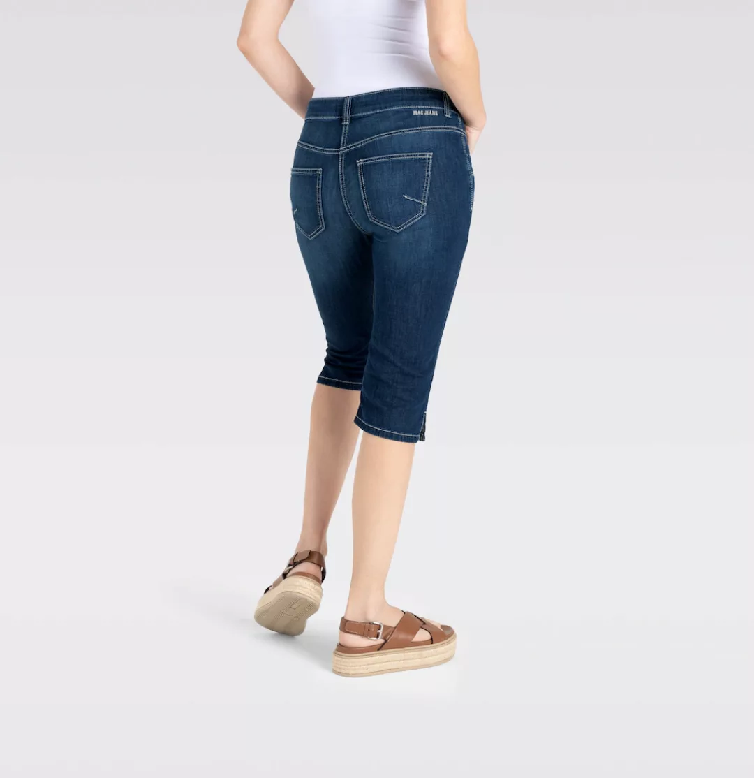 MAC Caprijeans Capri Eingelegte Zierfalten am Saum günstig online kaufen