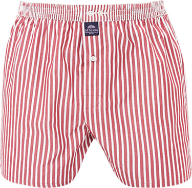 MC ALSON Boxer-Shorts 0232/rot-weiß günstig online kaufen