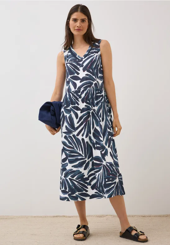 Gemustertes Jersey-Kleid günstig online kaufen