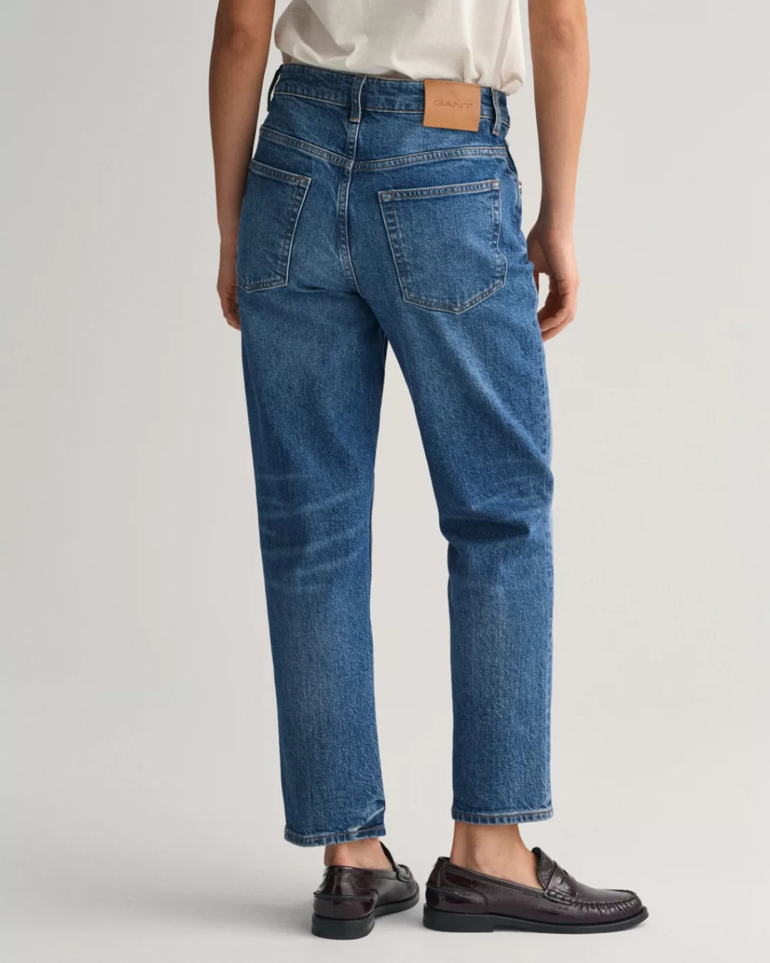 Gant Straight-Jeans STRAIGHT CROPPED JEANS Verkürzte Jeans mit geradem Bein günstig online kaufen