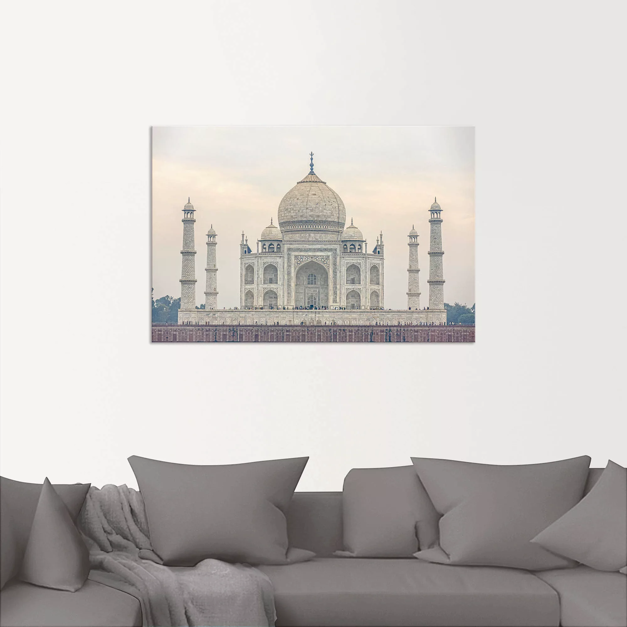 Artland Wandbild »Taj Mahal«, Gebäude, (1 St.), als Alubild, Outdoorbild, P günstig online kaufen