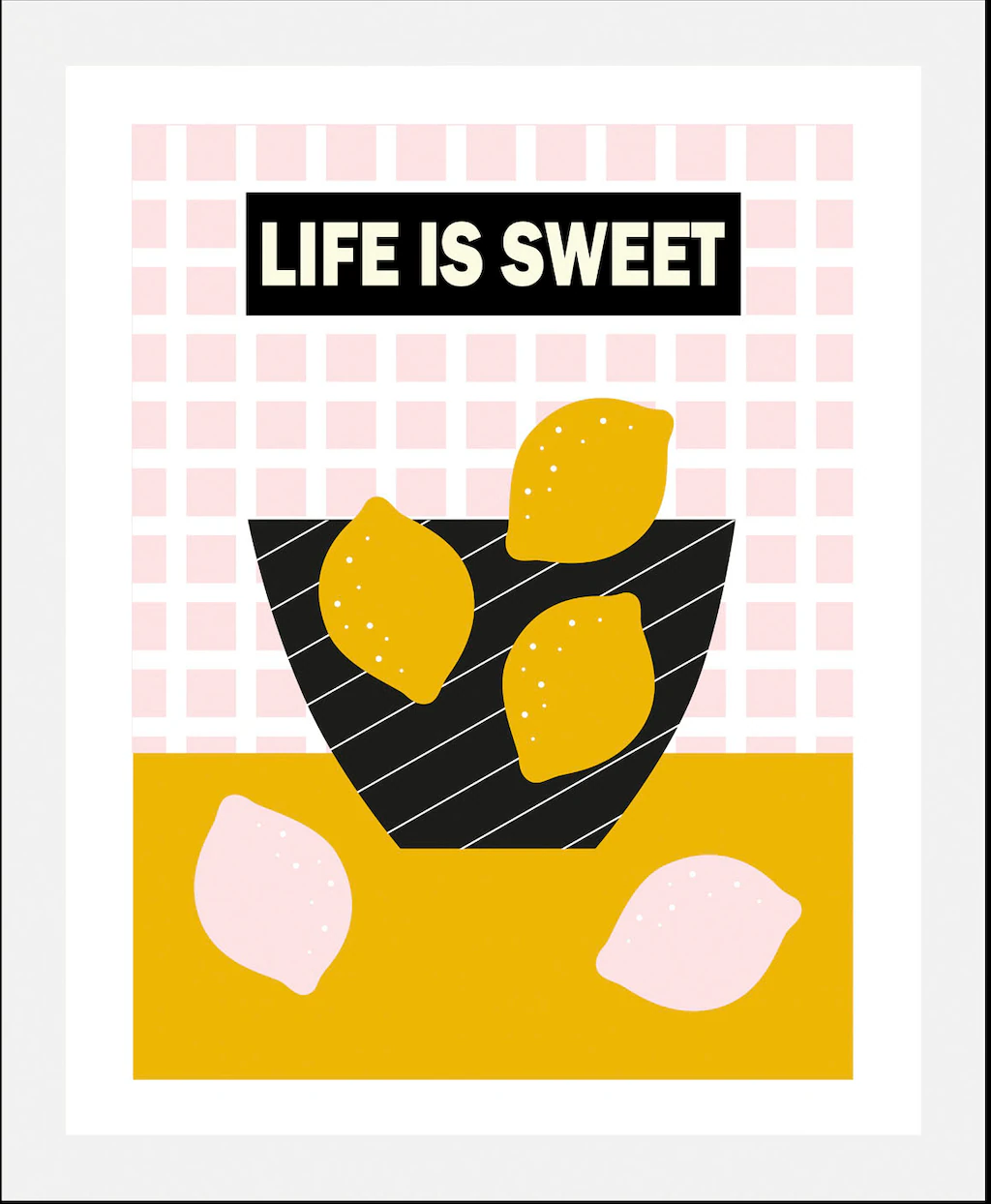 queence Bild »Life is sweet«, (1 St.), gerahmt günstig online kaufen