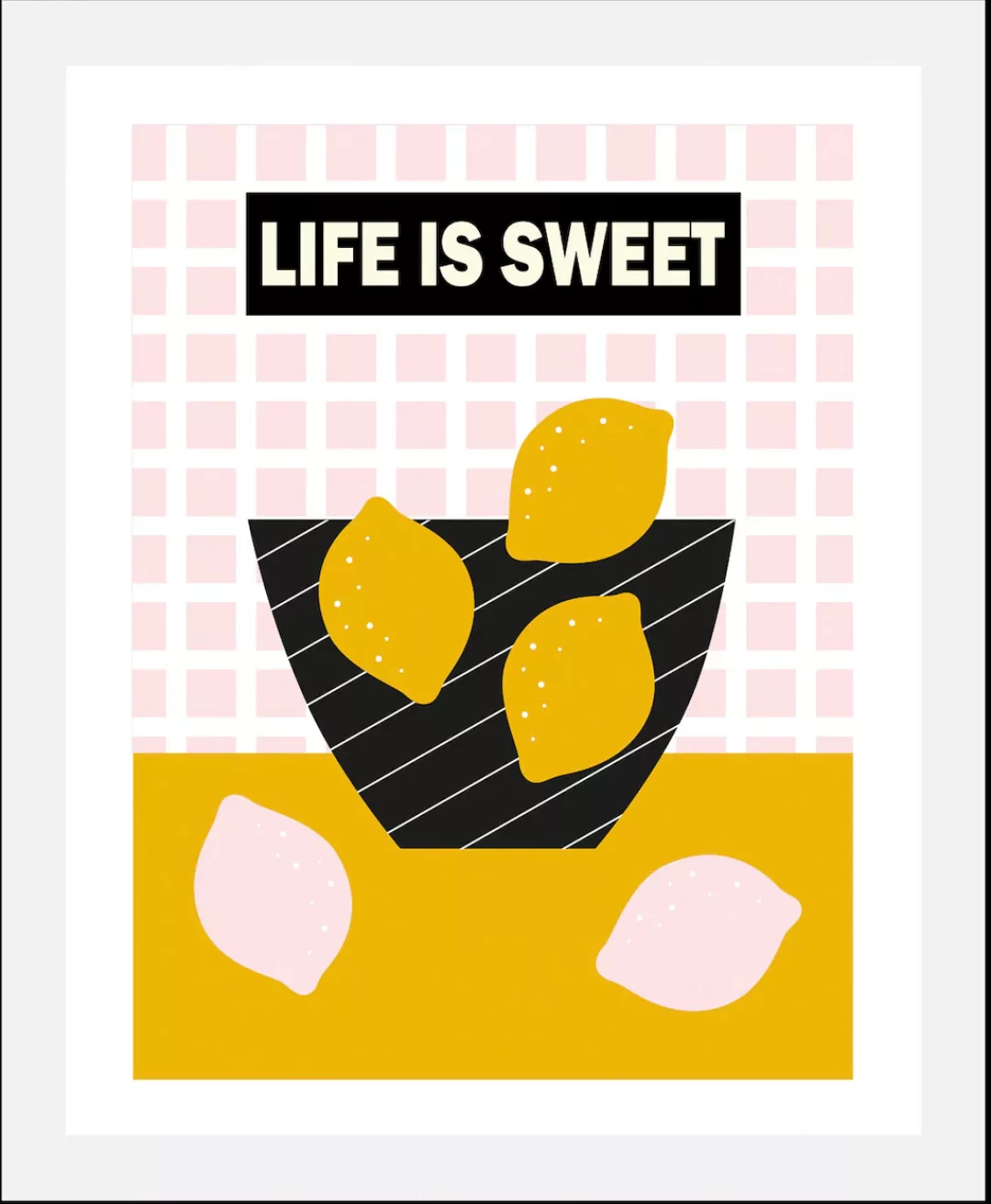 queence Bild "Life is sweet", (1 St.), gerahmt günstig online kaufen