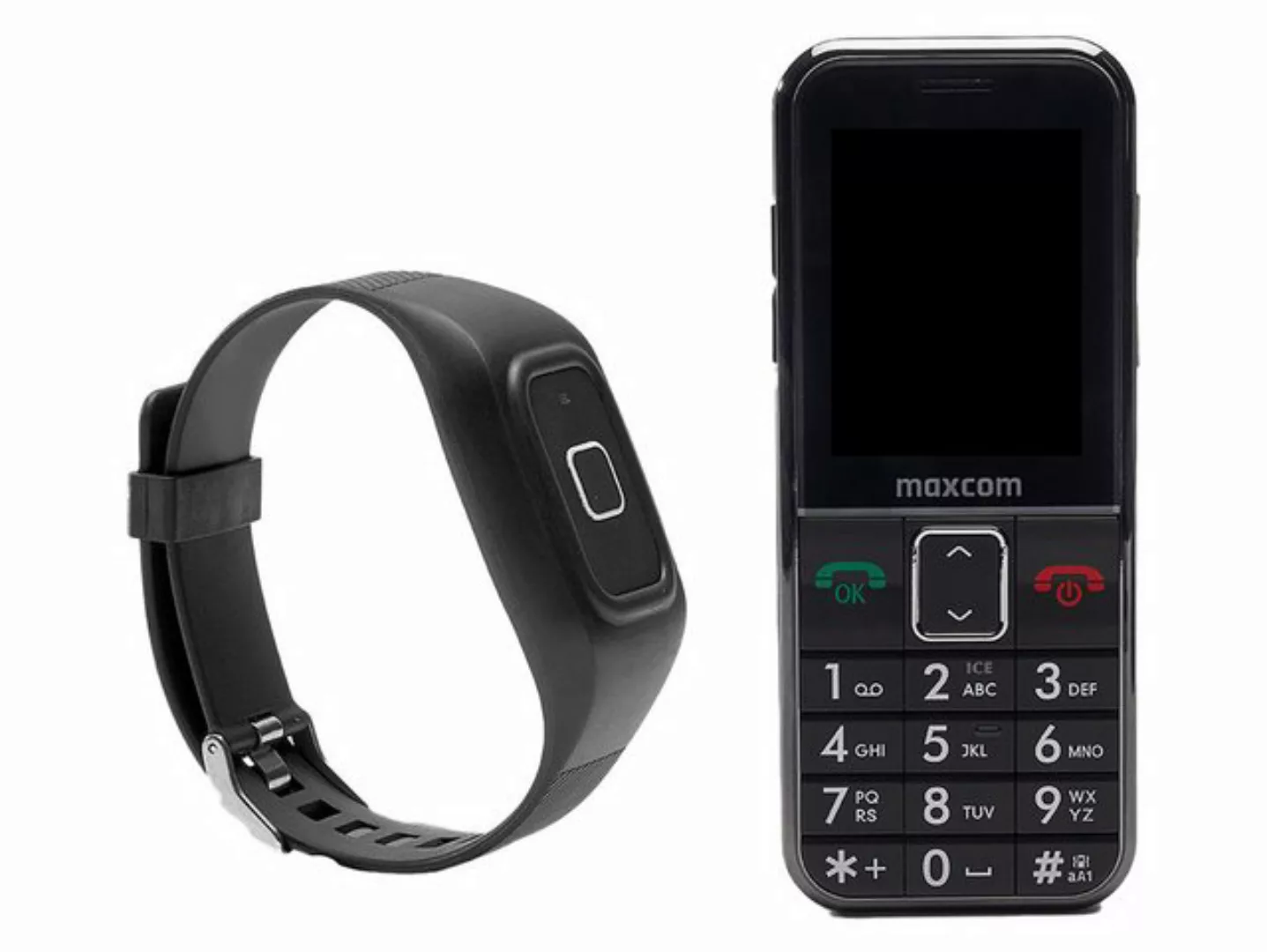 Maxcom MAXCOM MM735BB mit wasserdichtem Notrufarmband und GPS Ortung Senior günstig online kaufen
