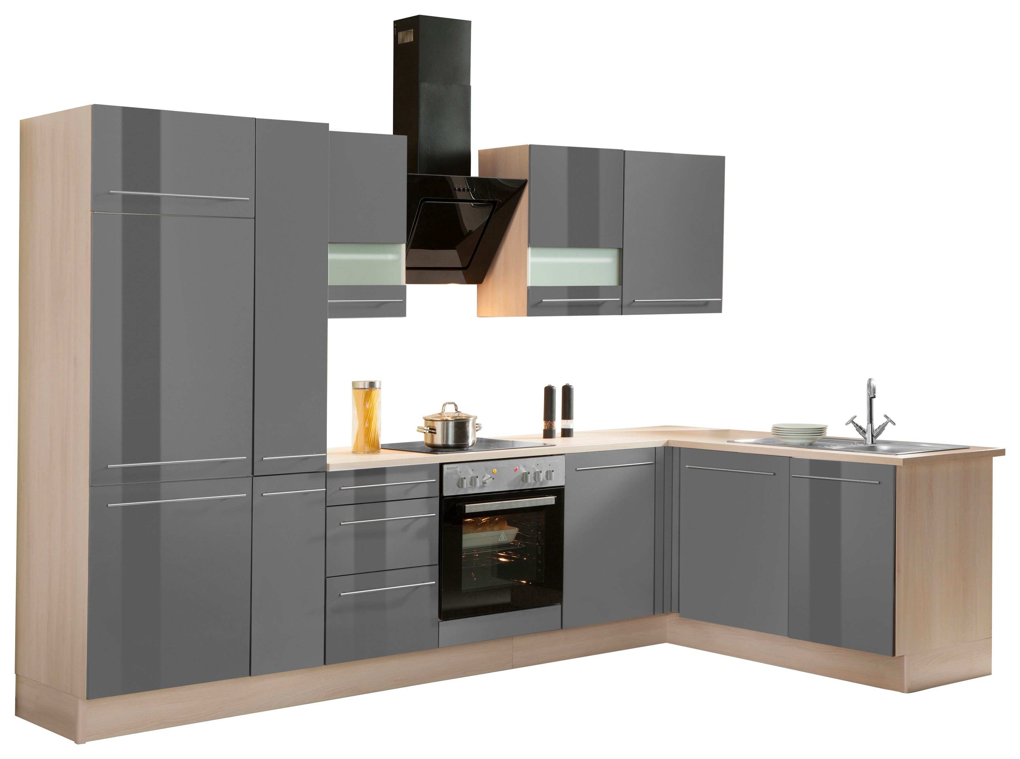 OPTIFIT Winkelküche "Bern", Stellbreite 315x175 cm,wahlweise mit E-Geräten, günstig online kaufen