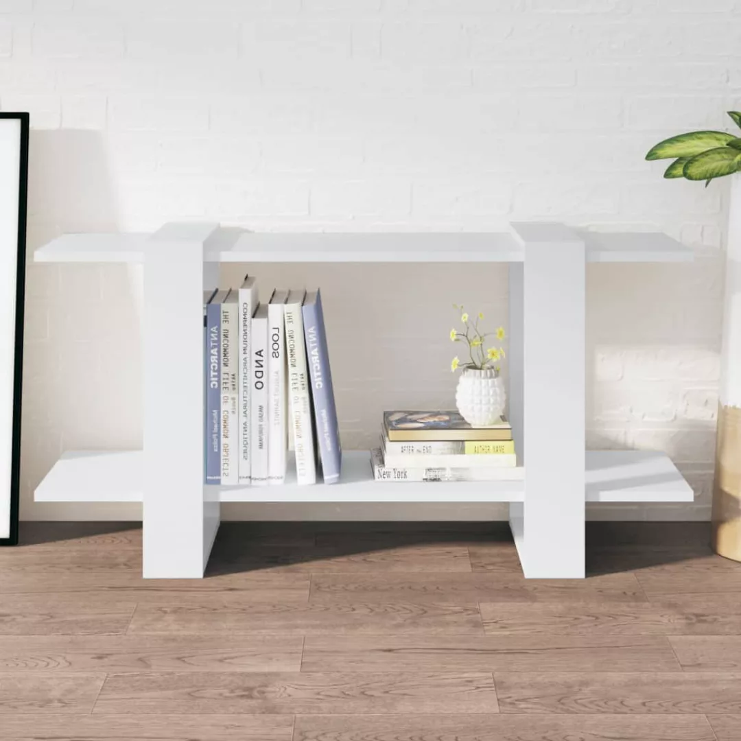 Vidaxl Bücherregal Weiß 100x30x51 Cm Holzwerkstoff günstig online kaufen