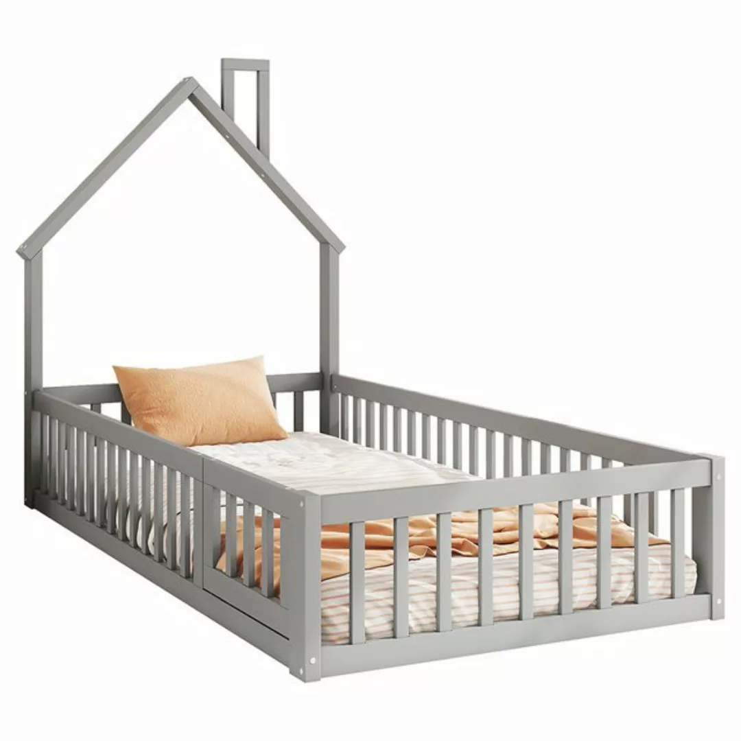 Sweiko Kinderbett Hausbett Jugendbett Funktionsbett (Gästebett mit Schornst günstig online kaufen