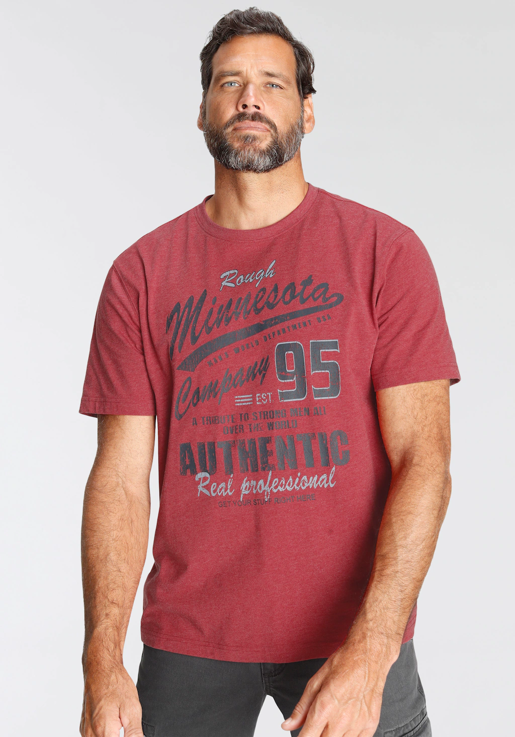 Man's World T-Shirt mit Print in Vintage Optik günstig online kaufen