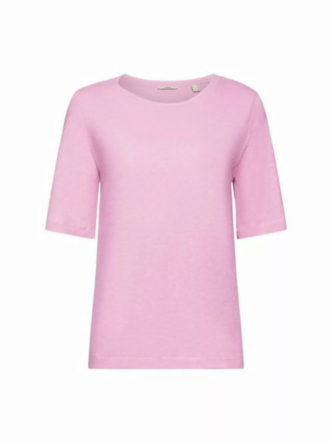 Esprit T-Shirt T-Shirt aus Leinenmix (1-tlg) günstig online kaufen