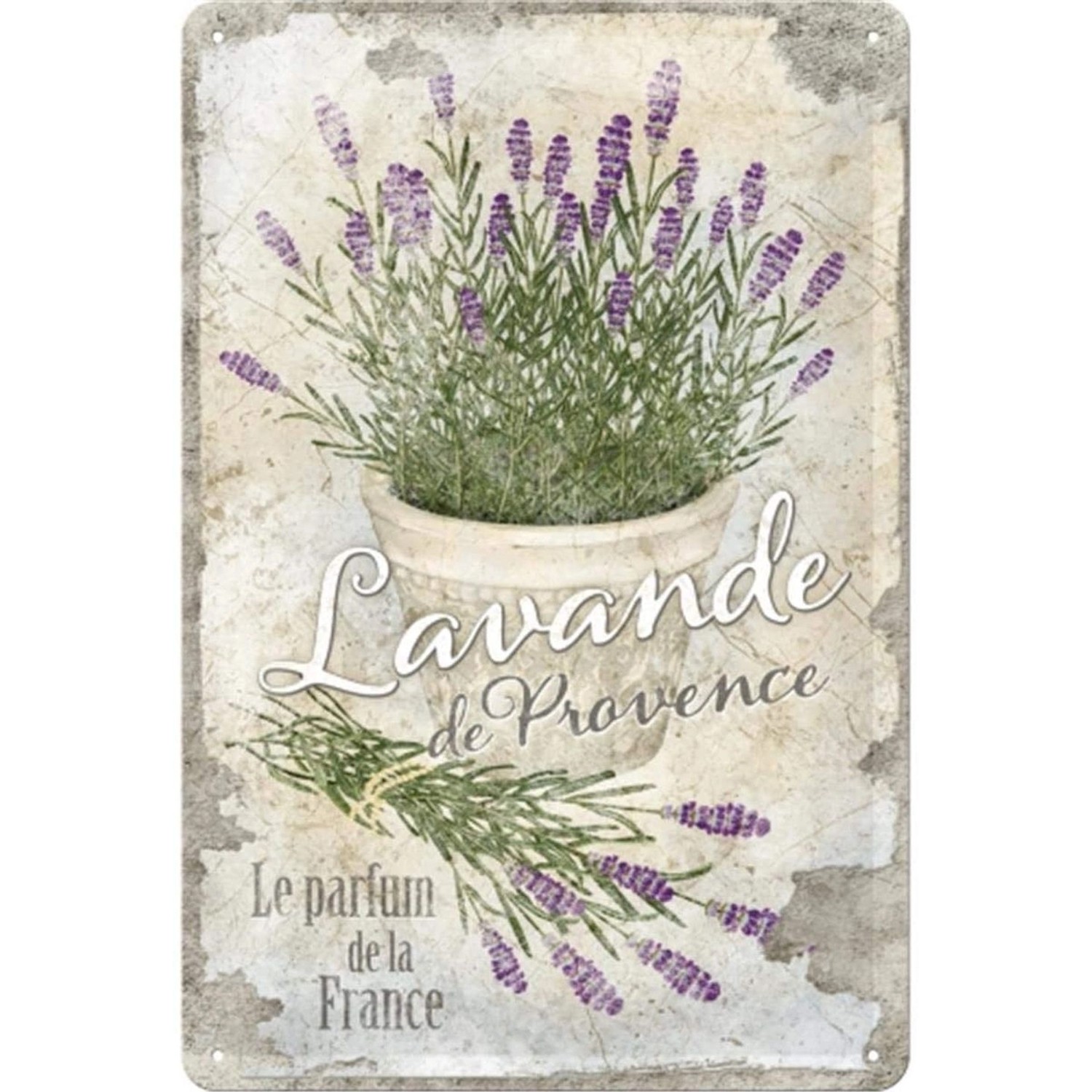 Nostalgic-Art Blechschild 20 x 30cm - Home & Country - Lavande de Provence günstig online kaufen