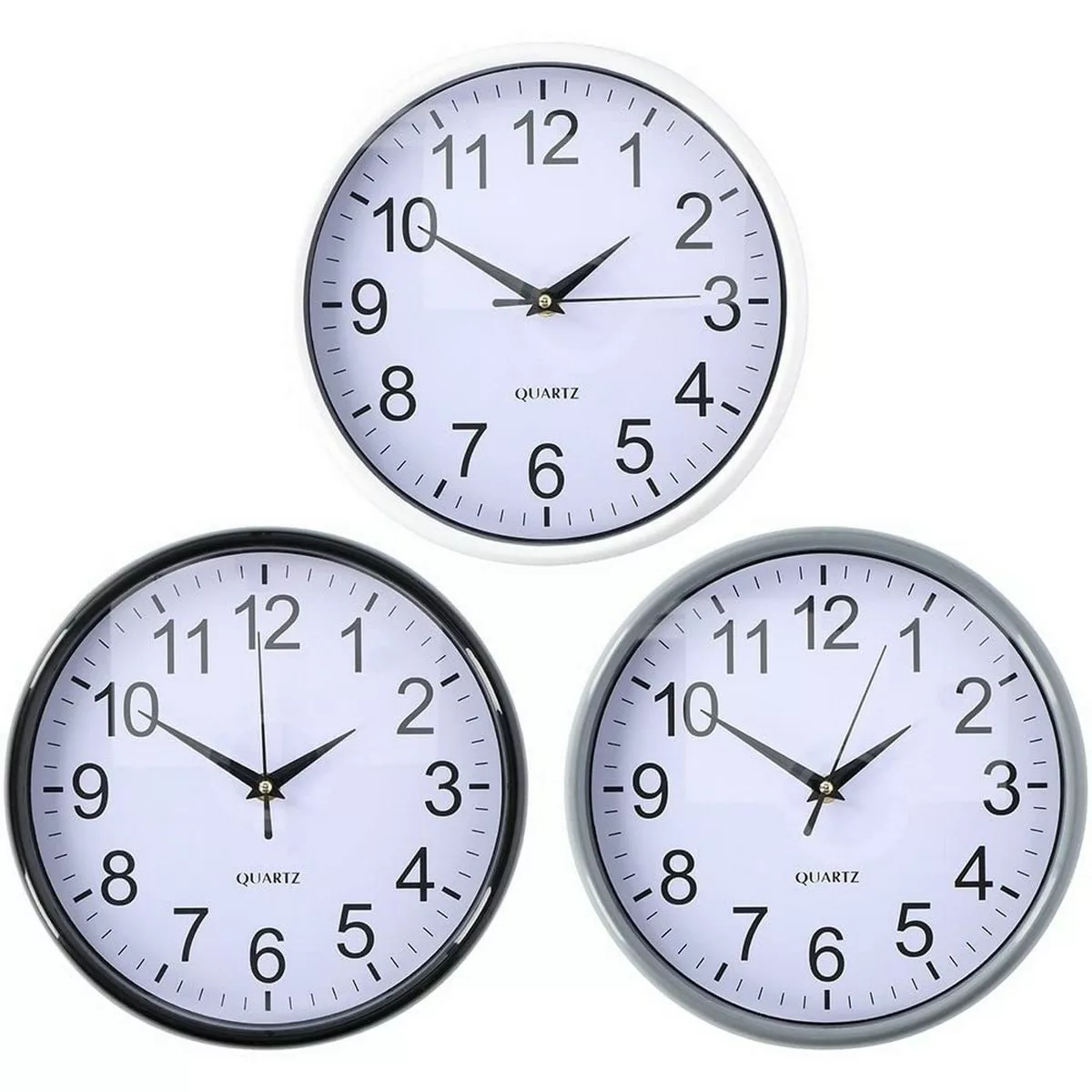 Wanduhr Polypropylen (ø 25 X 3 Cm) günstig online kaufen