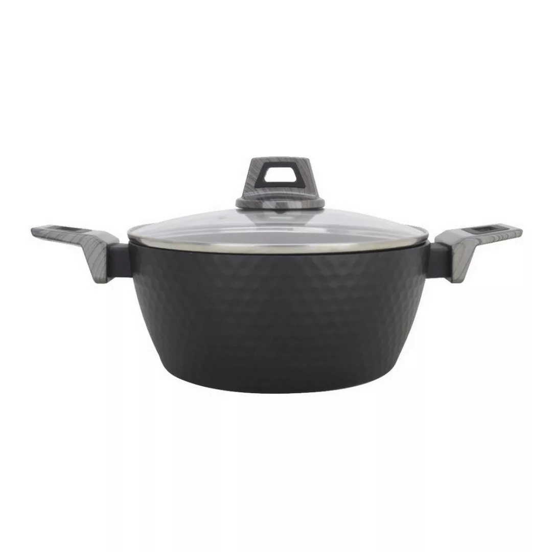 Topf Mit Deckel Amercook Schwarz Aluminium (ø 24 Cm) günstig online kaufen