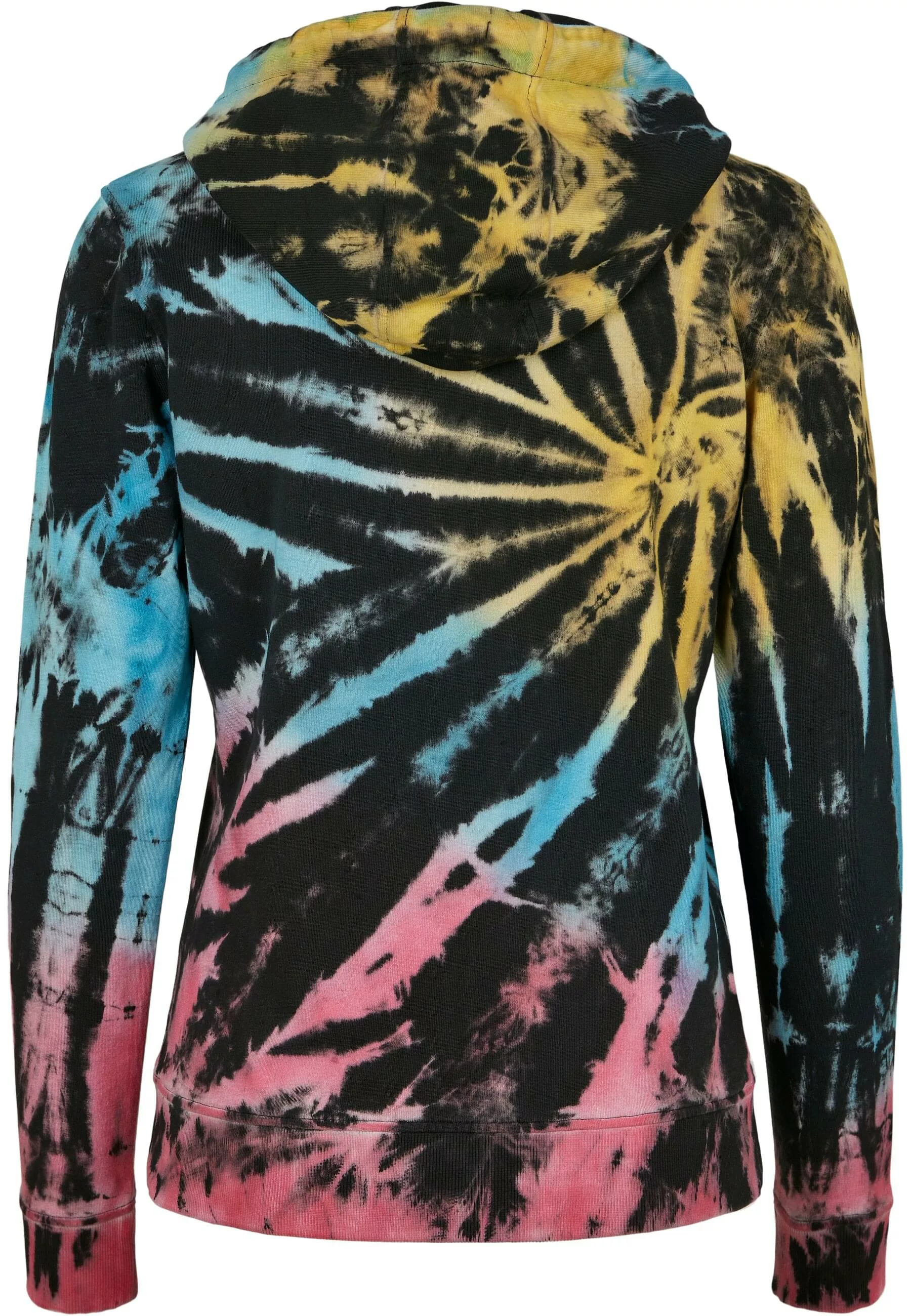 URBAN CLASSICS Kapuzenpullover "Urban Classics Damen Ladies Tie Dye Hoody" günstig online kaufen