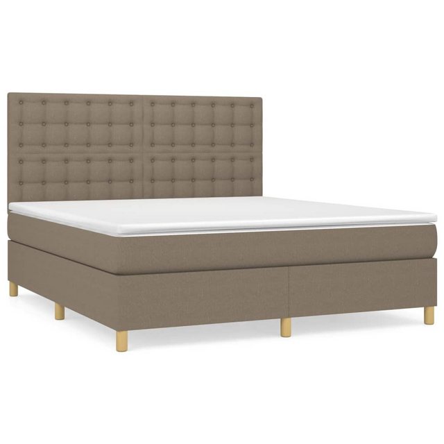 vidaXL Boxspringbett Bett Boxspringbett mit Matratze Stoff (160 x 200 cm, T günstig online kaufen