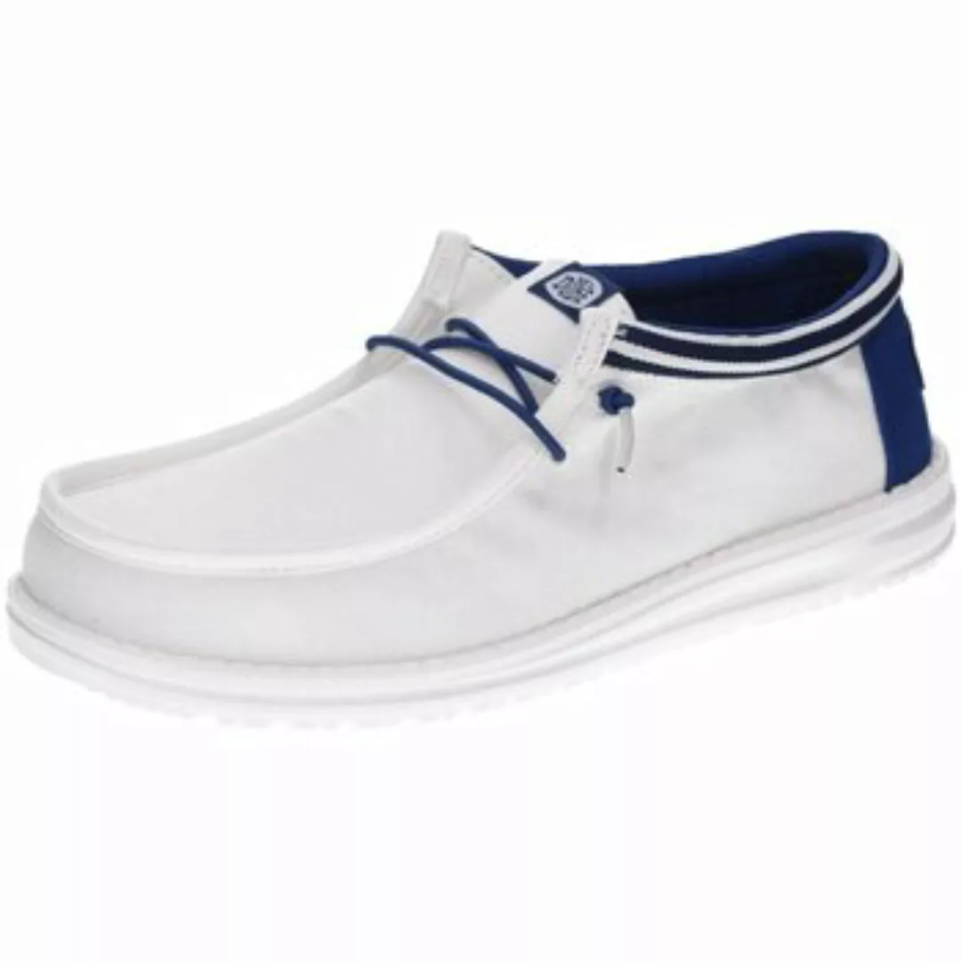 HEYDUDE  Herrenschuhe Schnuerschuhe Wally HD40715-16S WALLY LETTERMAN WHITE günstig online kaufen