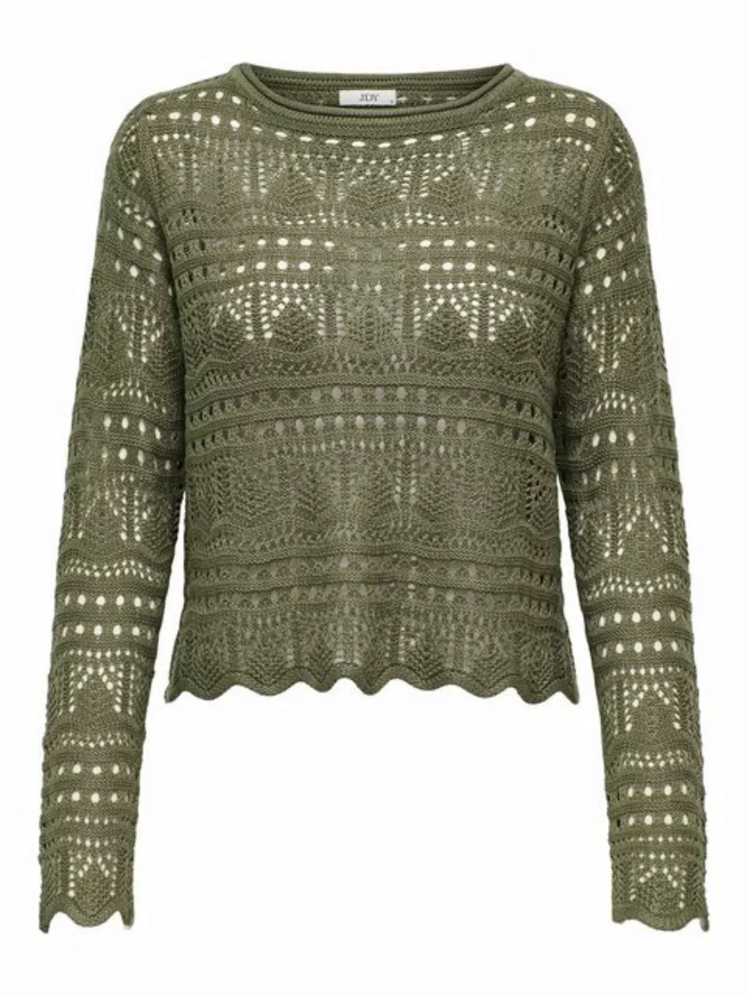 JACQUELINE de YONG Strickpullover Legerer Feinstrick Pullover Weiches Vinta günstig online kaufen