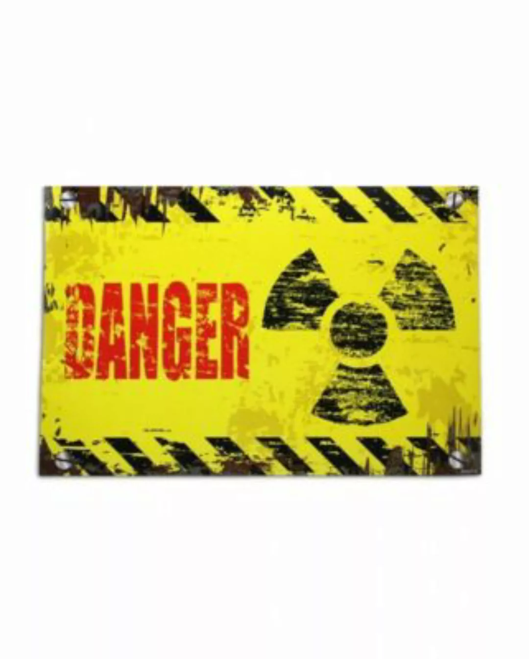 Danger Warnschild als Halloween Dekoration Partydeko gelb günstig online kaufen