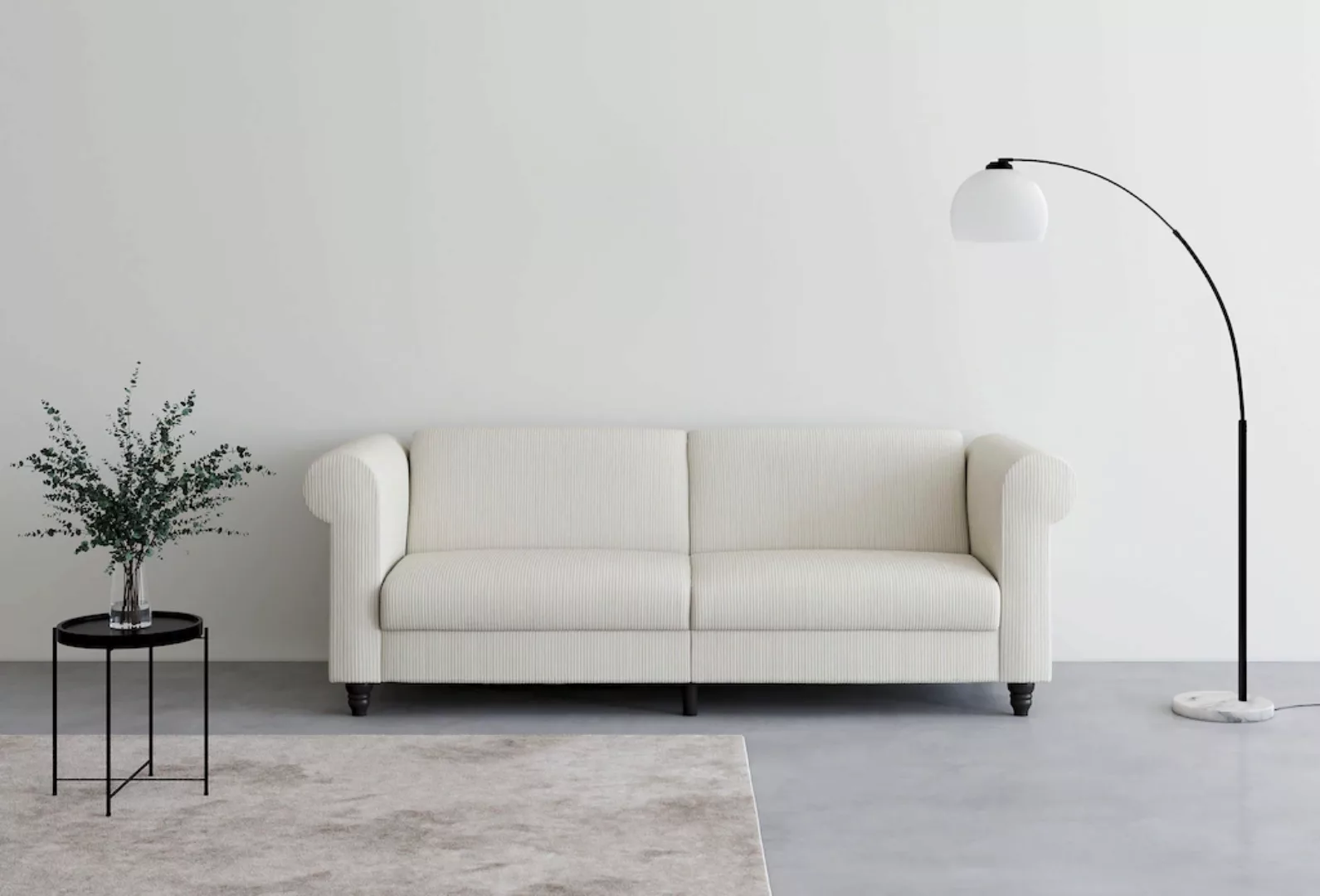 Dorel Home 3-Sitzer "Felix II, Schlafsofa 236cm, (Liegefläche 108x190cm), R günstig online kaufen