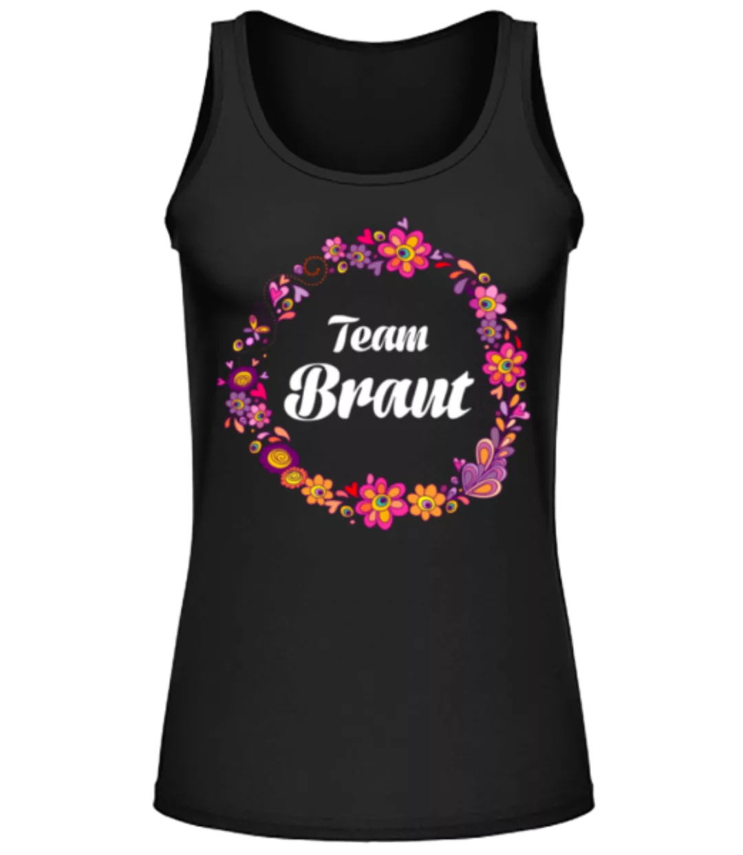 JGA Team Braut Blumenkranz · Frauen Tank Top günstig online kaufen