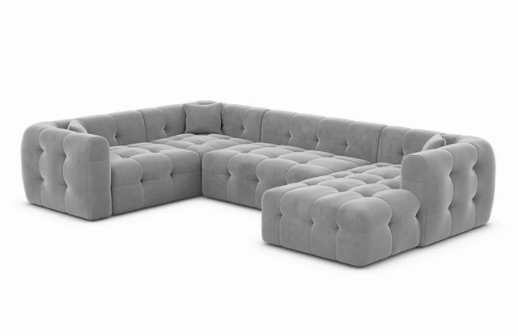 Sofa Dreams Wohnlandschaft Polster Sofa Lounge Wohnlandschaft Couch Stoff S günstig online kaufen