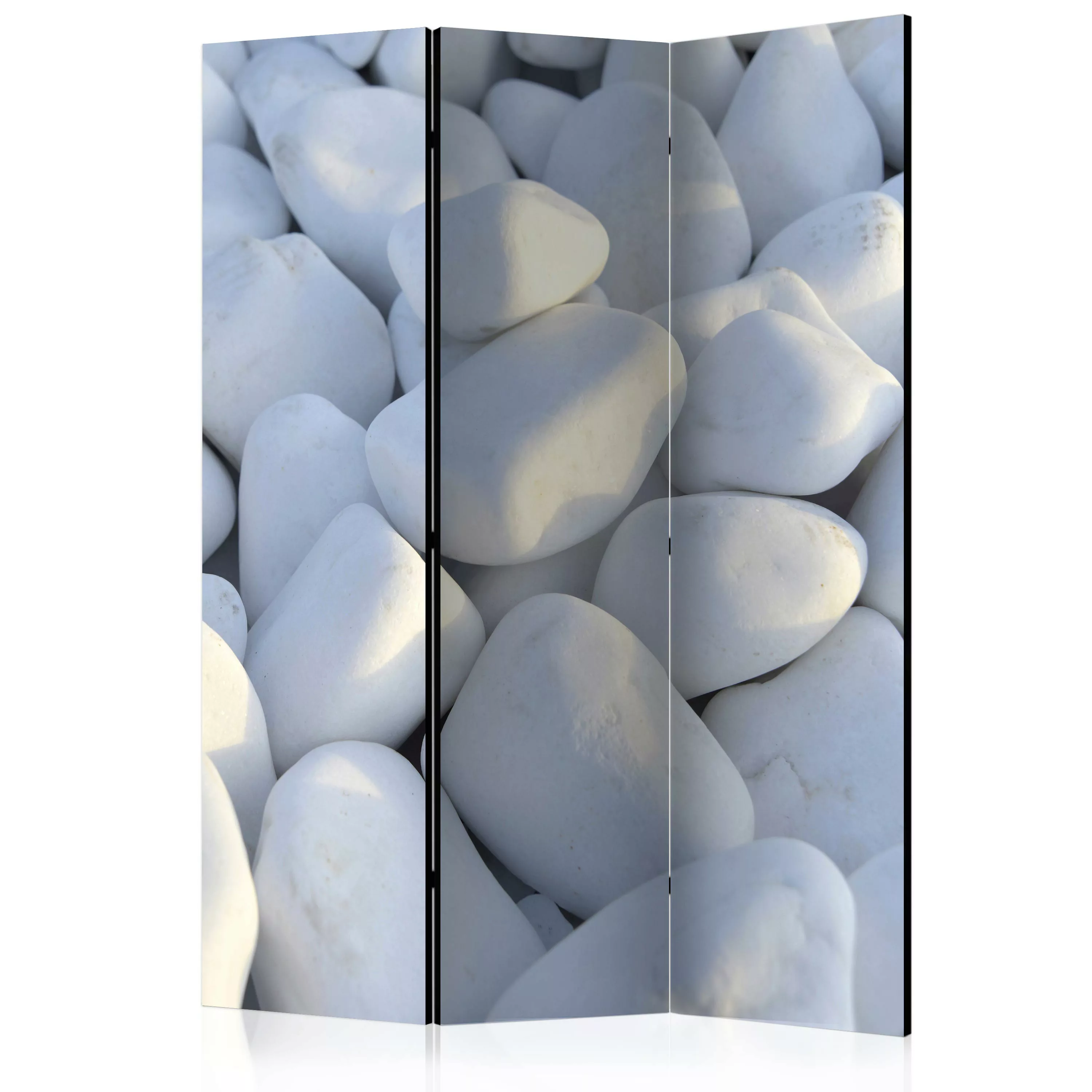 3-teiliges Paravent - White Pebbles [room Dividers] günstig online kaufen