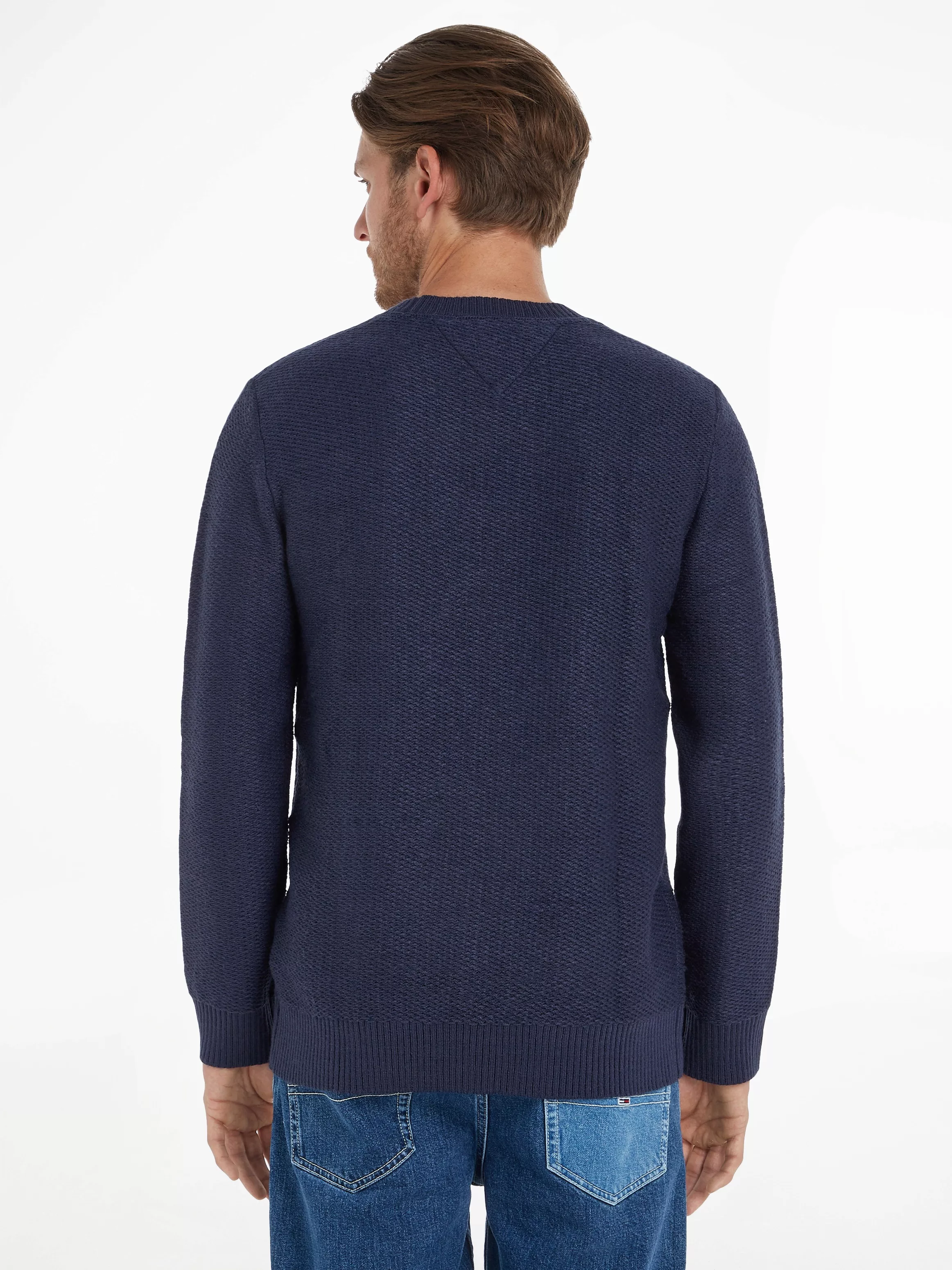 Tommy Jeans Strickpullover TJM REGULAR STRUCTURED SWEATER günstig online kaufen