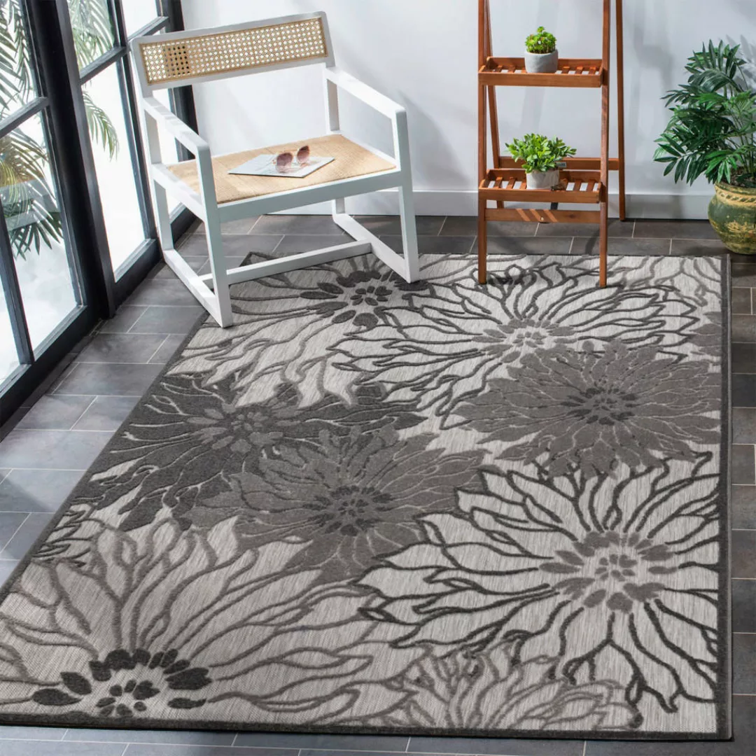 Sanat Teppich »Floral 2 Outdoor«, rechteckig, In- und Outdoor geeignet, Blu günstig online kaufen