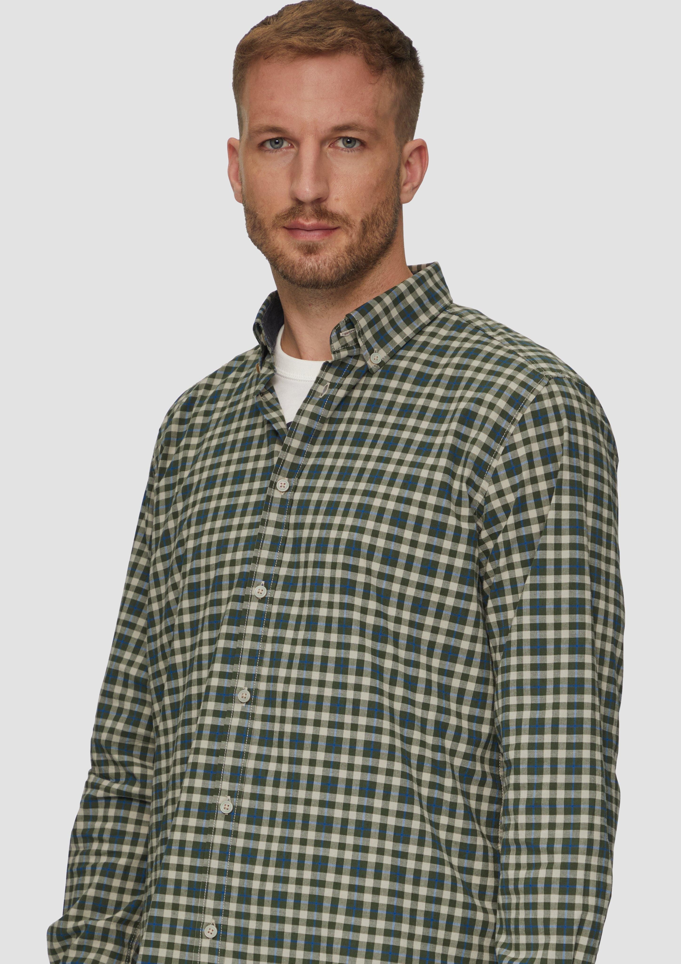 s.Oliver Langarmhemd Regular Fit: Hemd aus günstig online kaufen