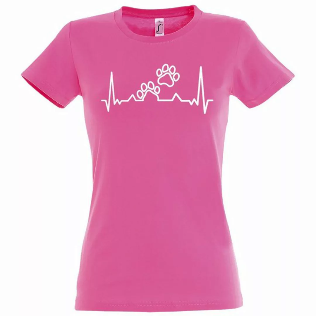 Youth Designz T-Shirt Heartbeat Hundepfoten Damen Shirt mit trendigem Front günstig online kaufen