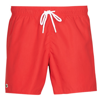 Lacoste Light Schnell Trocknende Badeshorts L Red / Navy Blue günstig online kaufen