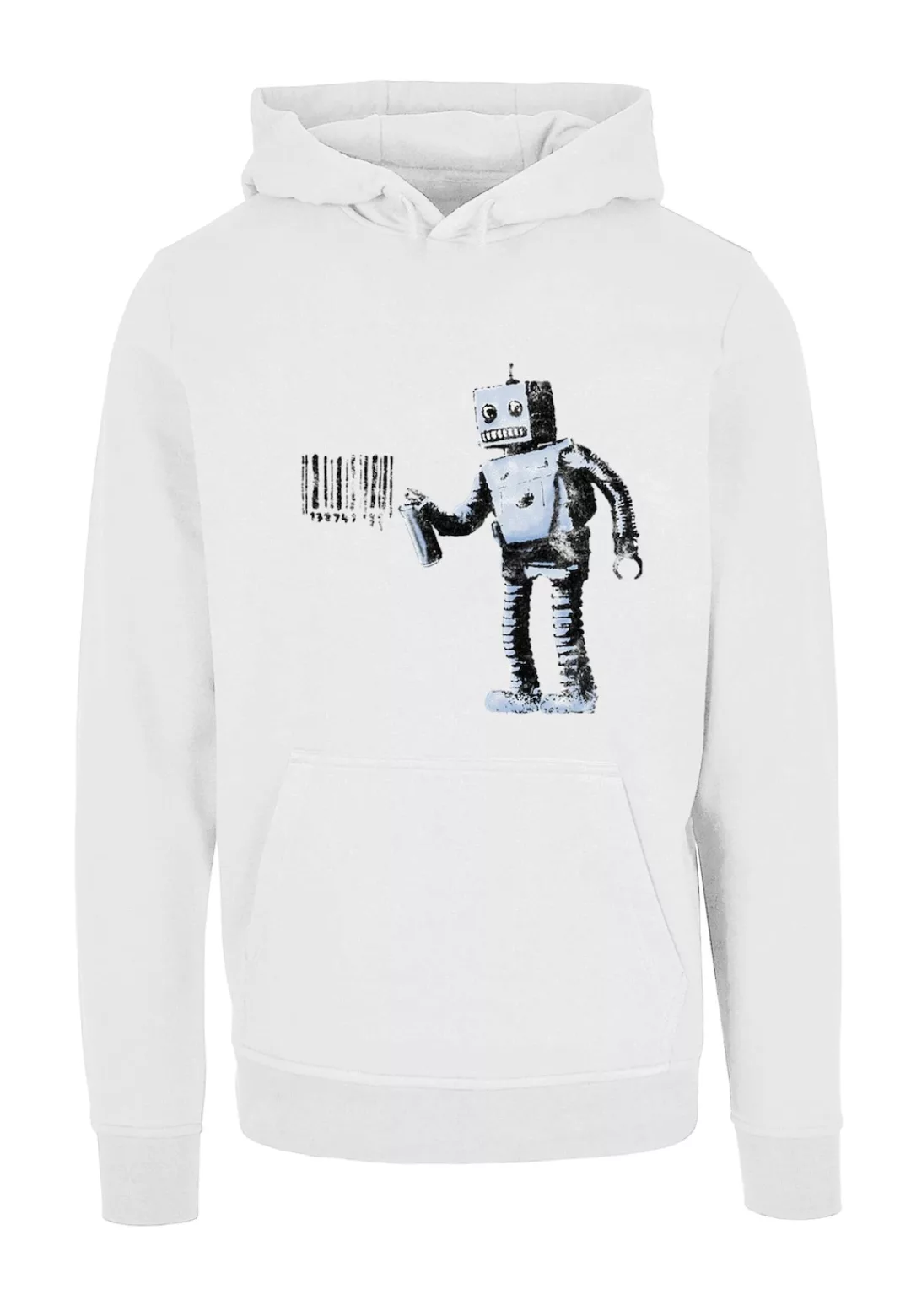 Merchcode Kapuzensweatshirt "Merchcode Herren Barcode Robot Hoody" günstig online kaufen