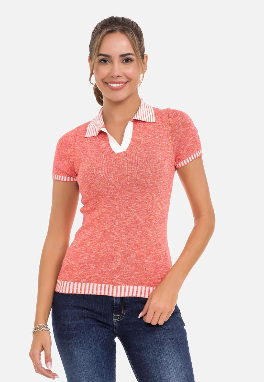 Cipo & Baxx Poloshirt, in modernem Look günstig online kaufen