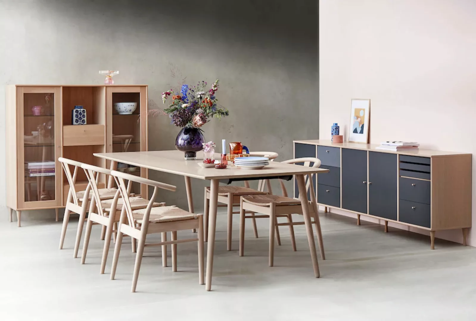 Hammel Furniture Esstisch "Meza by Hammel", bootsförmige Tischplatte MDF, G günstig online kaufen