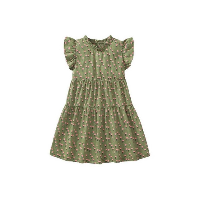 AUKUU Jerseykleid Kleid einfach lässig Rock Sommer Kurzarm süß günstig online kaufen
