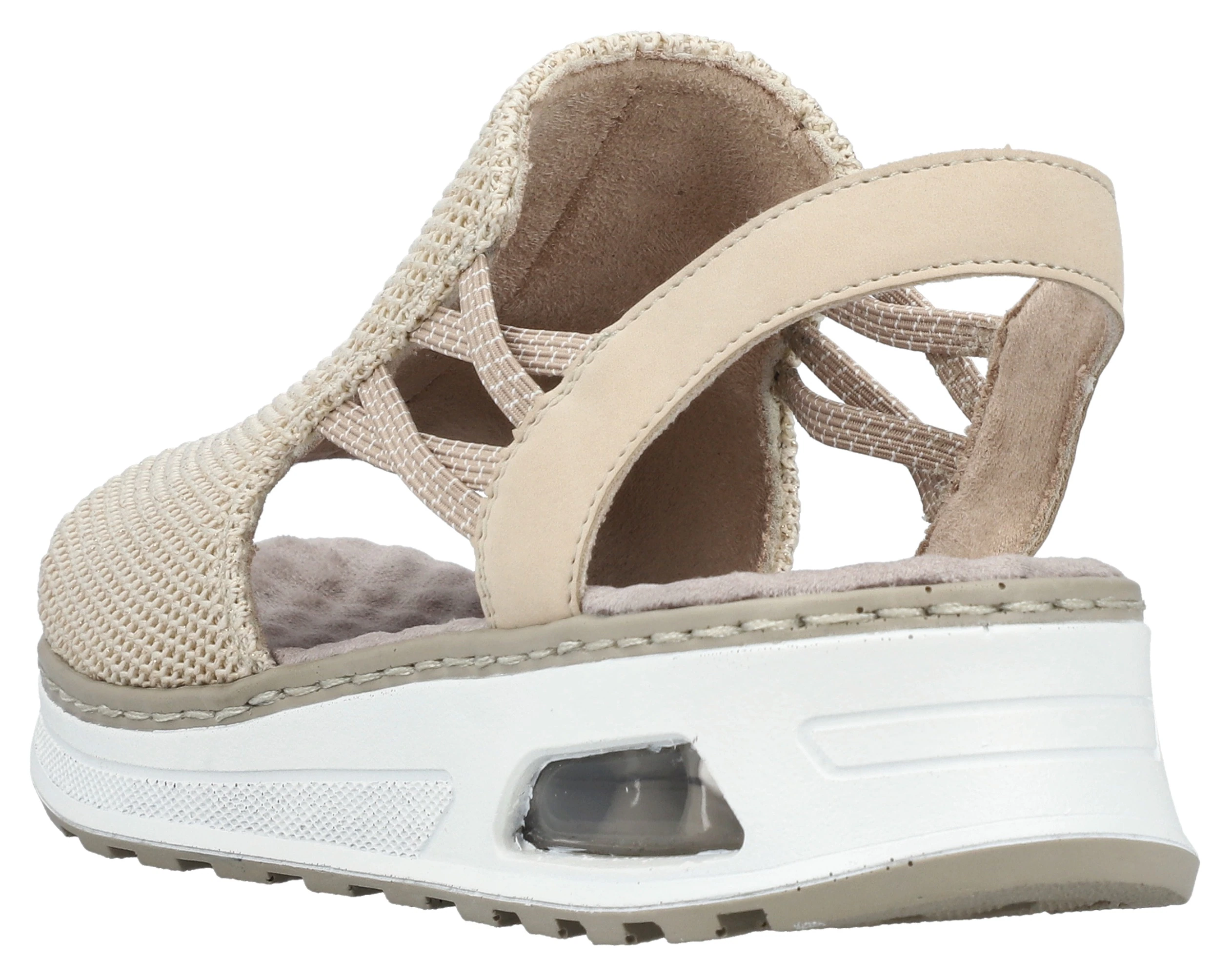 Rieker Plateausandale "vegan", Sommerschuh, Sandalette, Keilabsatz, mit gen günstig online kaufen