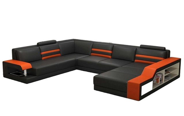 JVmoebel Ecksofa Designersofa Ecksofa Couch Ledersofa Polster Sitz Eck mit günstig online kaufen