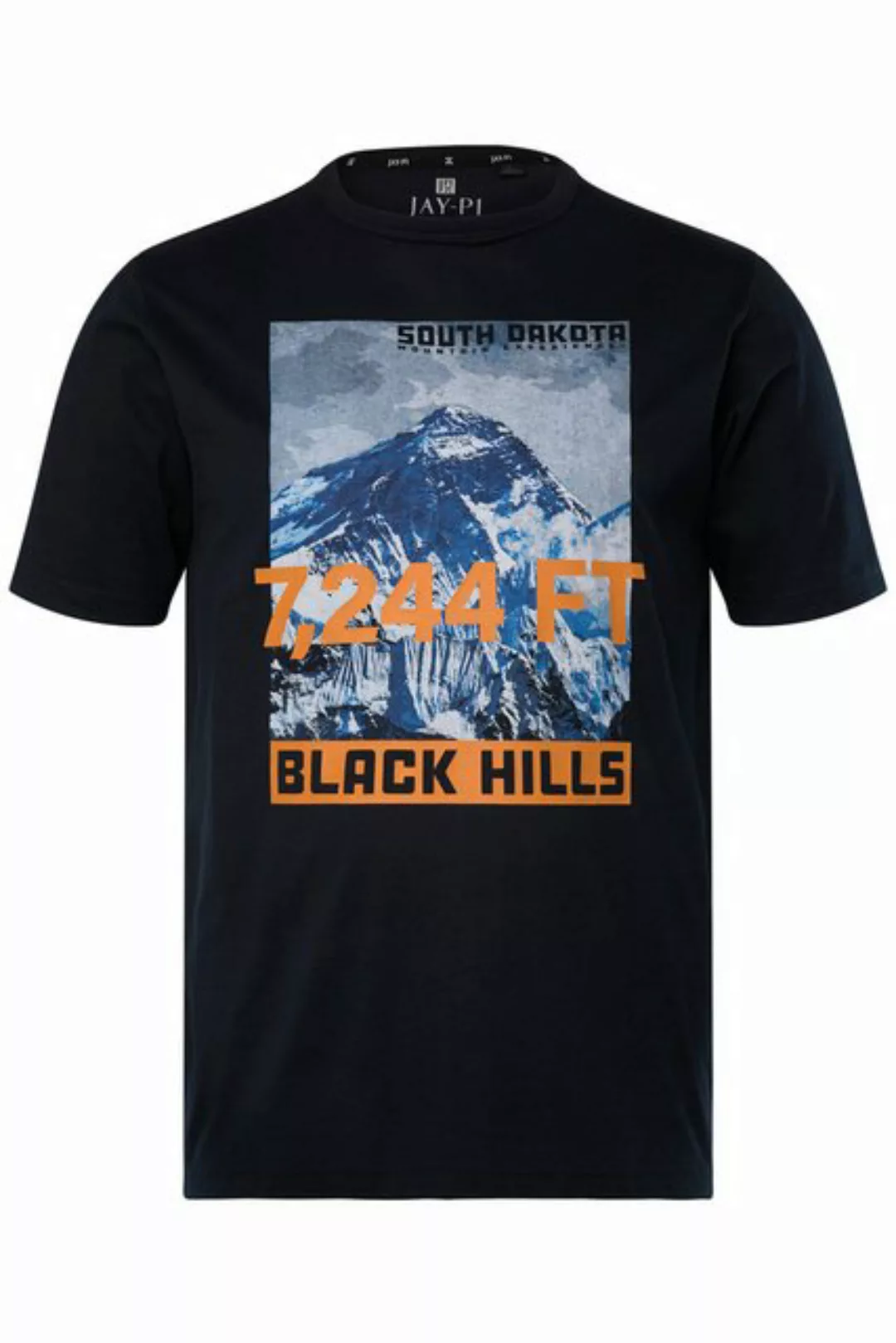 JP1880 T-Shirt T-Shirt Outdoor Halbarm BLACK HILLS Print günstig online kaufen