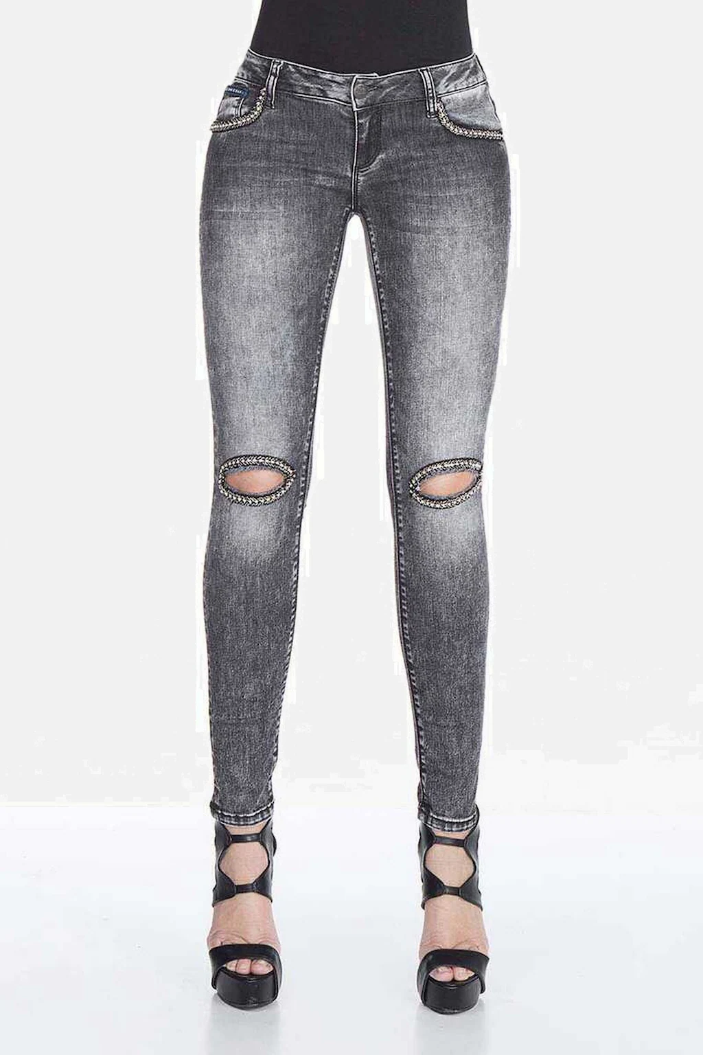 Cipo & Baxx Slim-fit-Jeans "Jeans", im trendigen Used-Look, WD307 günstig online kaufen