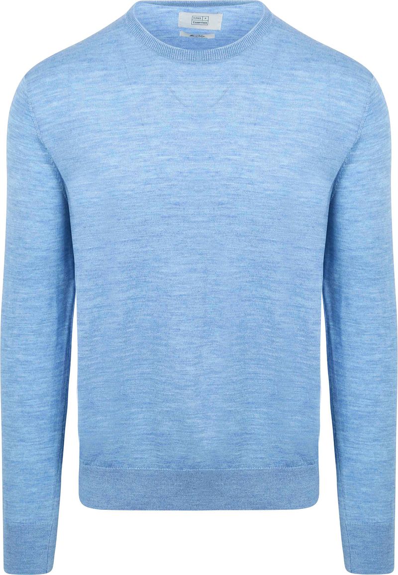 King Essentials The John Pullover Merino Hellblau - Größe XXL günstig online kaufen