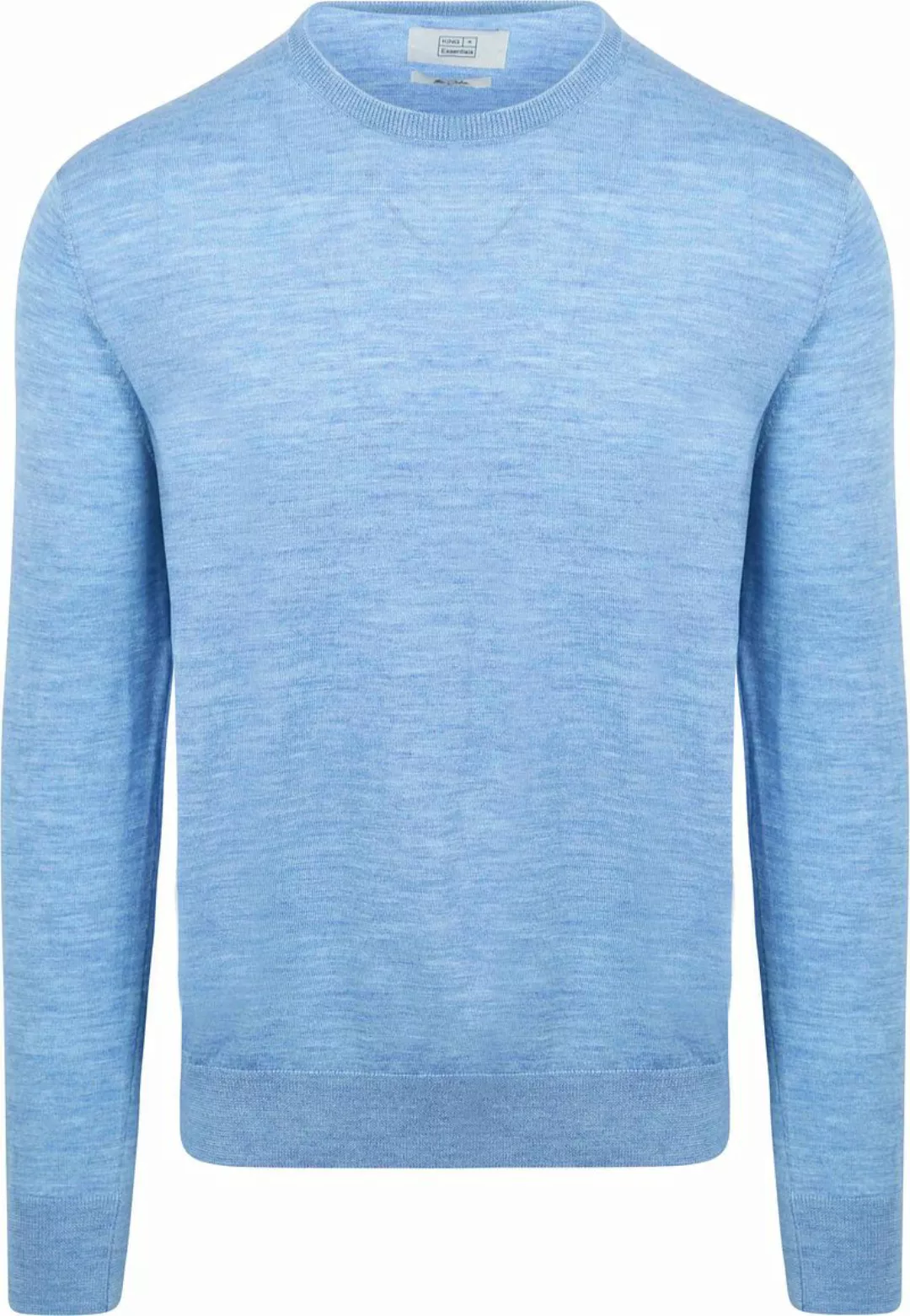 King Essentials The John Pullover Merino Hellblau - Größe XXL günstig online kaufen