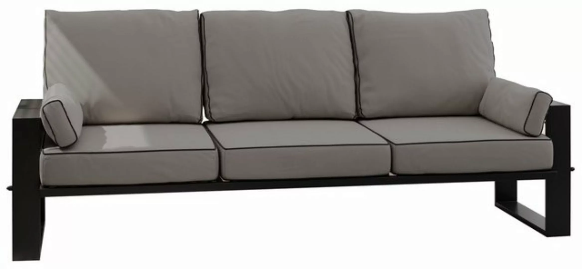 MKS MÖBEL Sofa ELBA, Wellenfeder, Metallbeinen, T30-Schaum, Outdoor Sofa, T günstig online kaufen