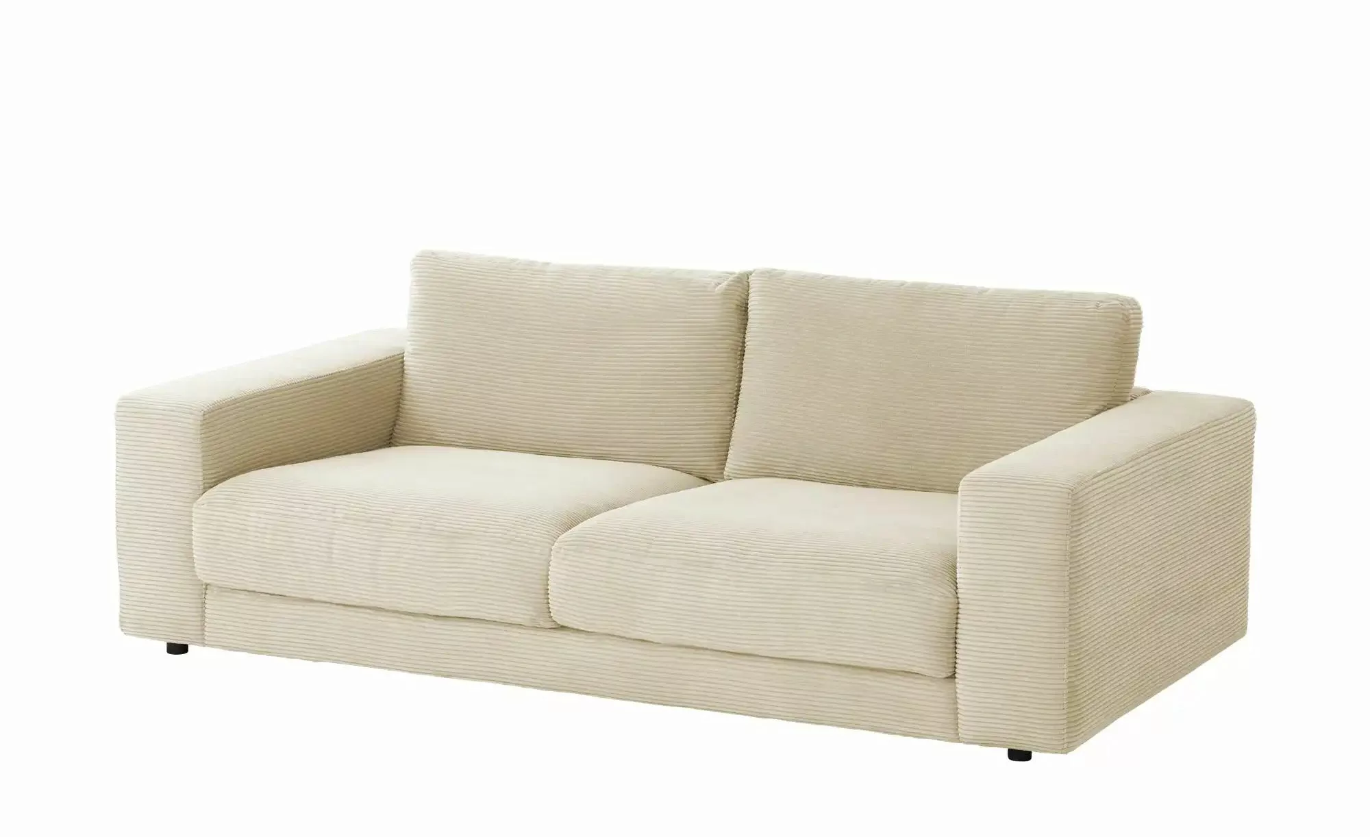 Jette Home Cordsofa  Sila ¦ creme ¦ Maße (cm): B: 230 H: 85 T: 127 Polsterm günstig online kaufen