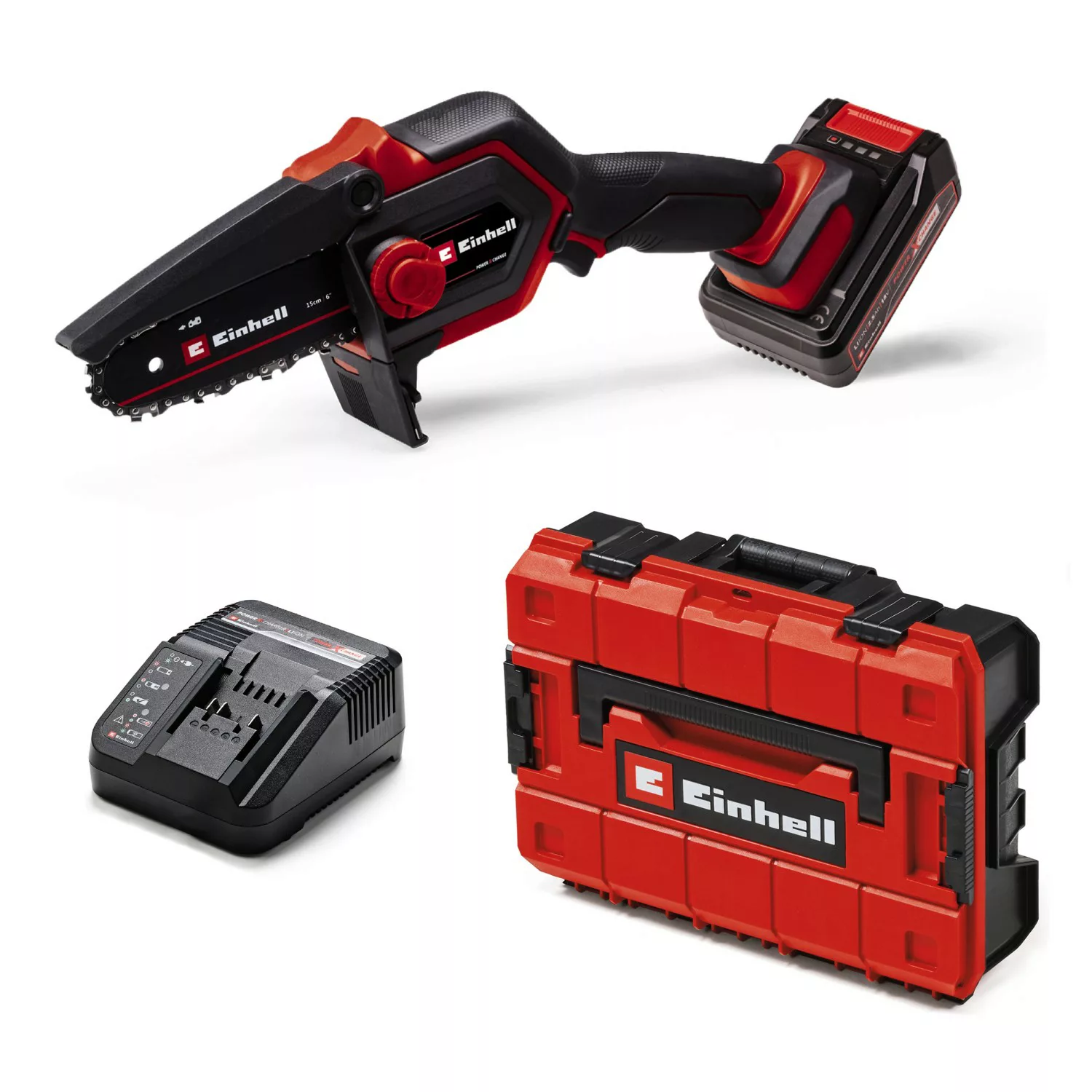 Einhell Akku-Kettensäge GE-PS 18/15 Li BL Kit günstig online kaufen