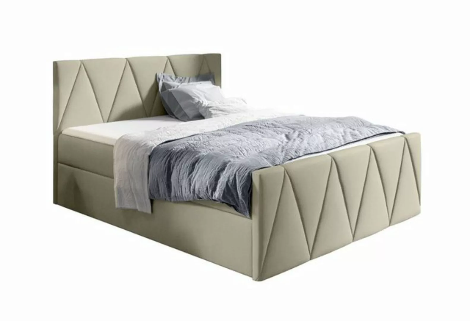 99rooms Boxspringbett Ilsa (Schlafzimmerbett, Bett), 120/140/160/180/200x20 günstig online kaufen