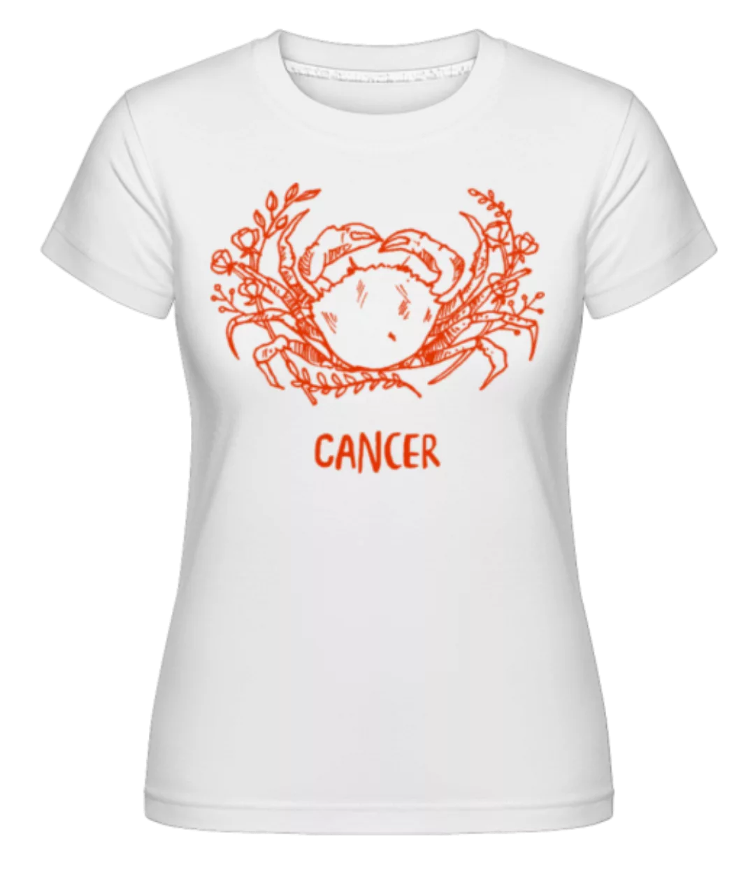 Scribble Style Zodiac Sign Cancer · Shirtinator Frauen T-Shirt günstig online kaufen