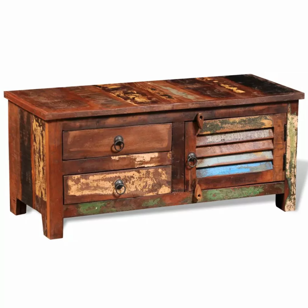 Tv-/hi-fi Schrank Altholz Massivholz günstig online kaufen