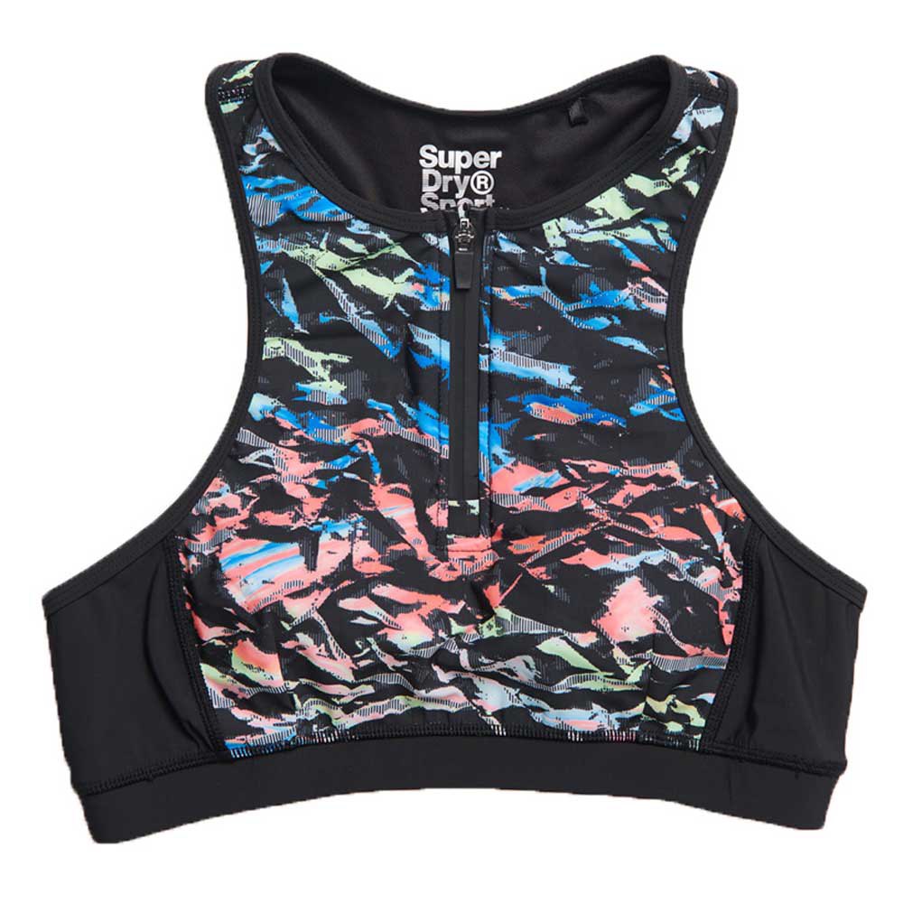 Superdry Swimsport Bikini Oberteil XL Multicolor Print günstig online kaufen