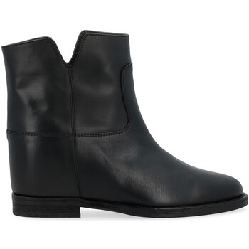 Via Roma 15  Ankle Boots Stiefelette aus schwarzem Leder günstig online kaufen