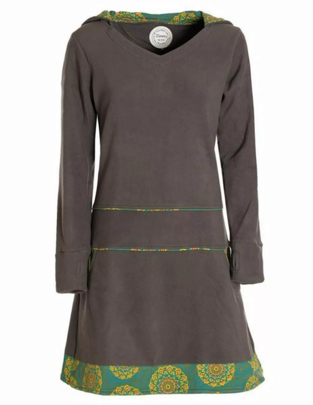 Vishes Midikleid Extra warmes Winterkleid Damen Pullover-Kleid Sweatkleid E günstig online kaufen