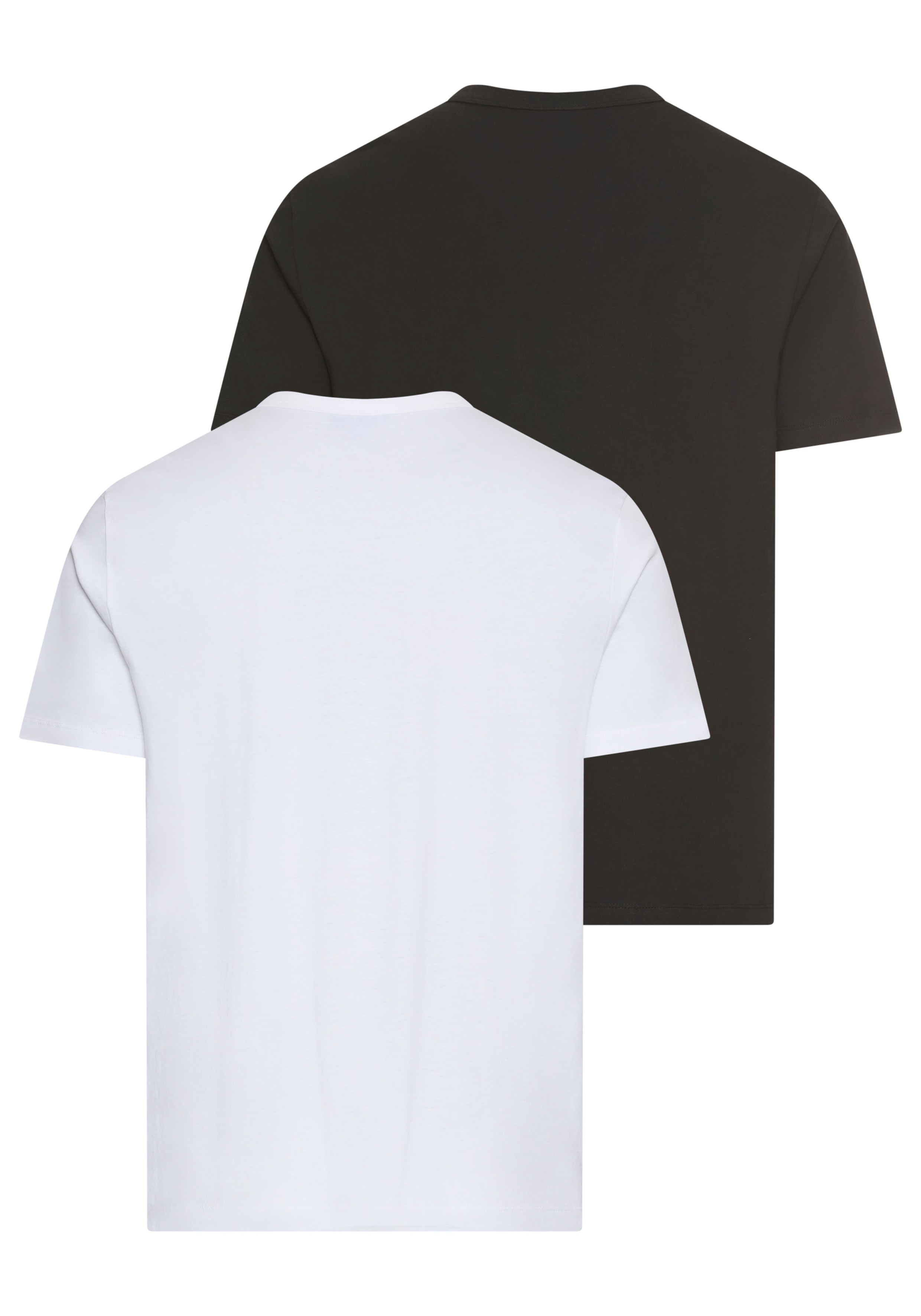 HUGO Blue T-Shirt "BLUE Naolo", (Packung, 2 tlg.), mit Markenlabel am Saum günstig online kaufen
